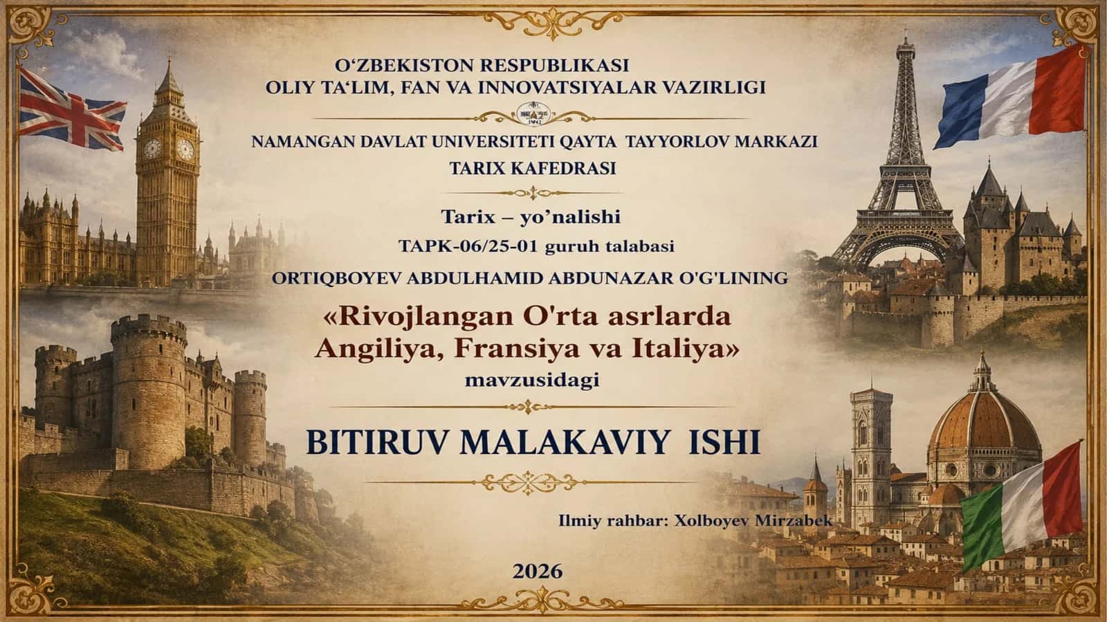 Rivojlangano‘rtaasrlar davri 1
