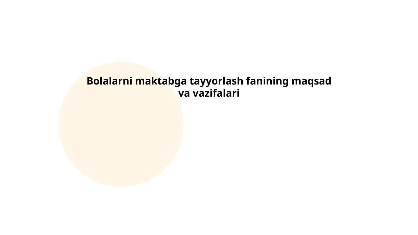 Bolalarni maktabga psixologik tayyorlash 1