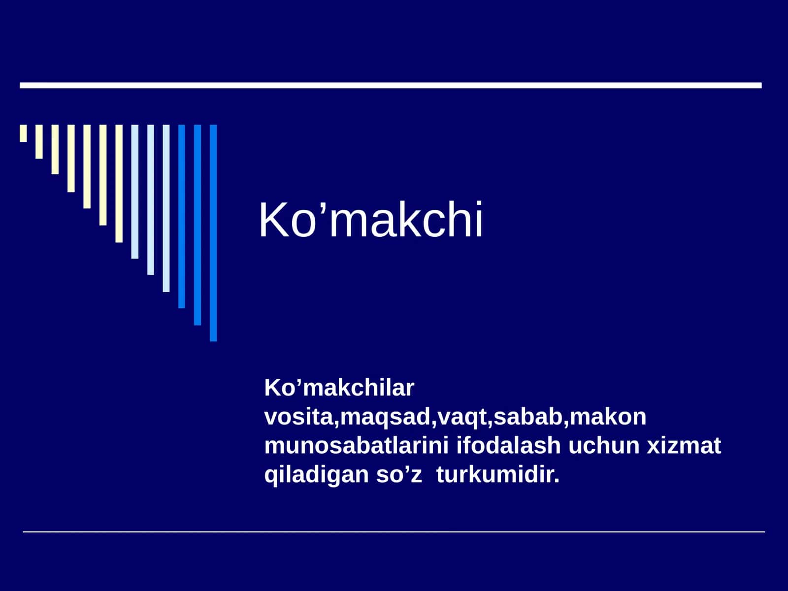 Ko’makchi 1