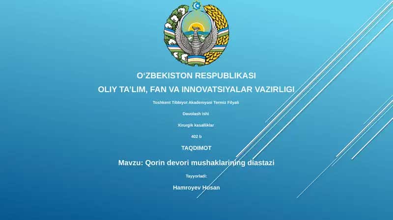 Qorin devori mushaklarining diastazi 1