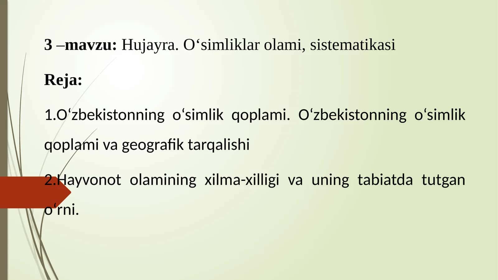 Hujayra.O‘simliklarolami,sistematikasi 1