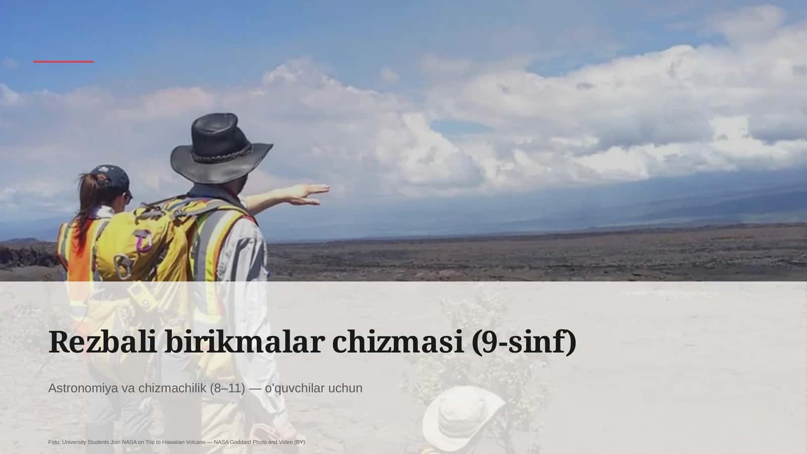 Rezbali birikmalar chizmasi (9-sinf) 1