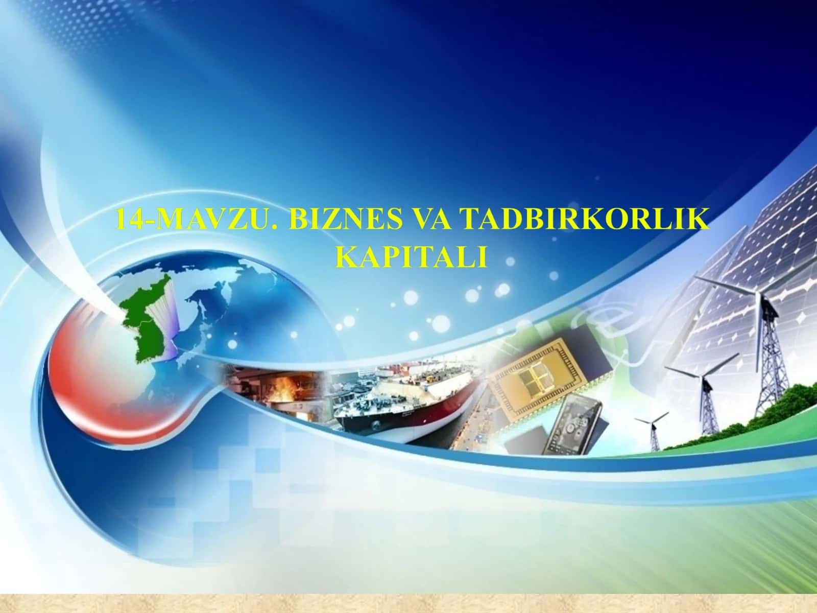 Tadbirkorlik faoliyatining mohiyati 1