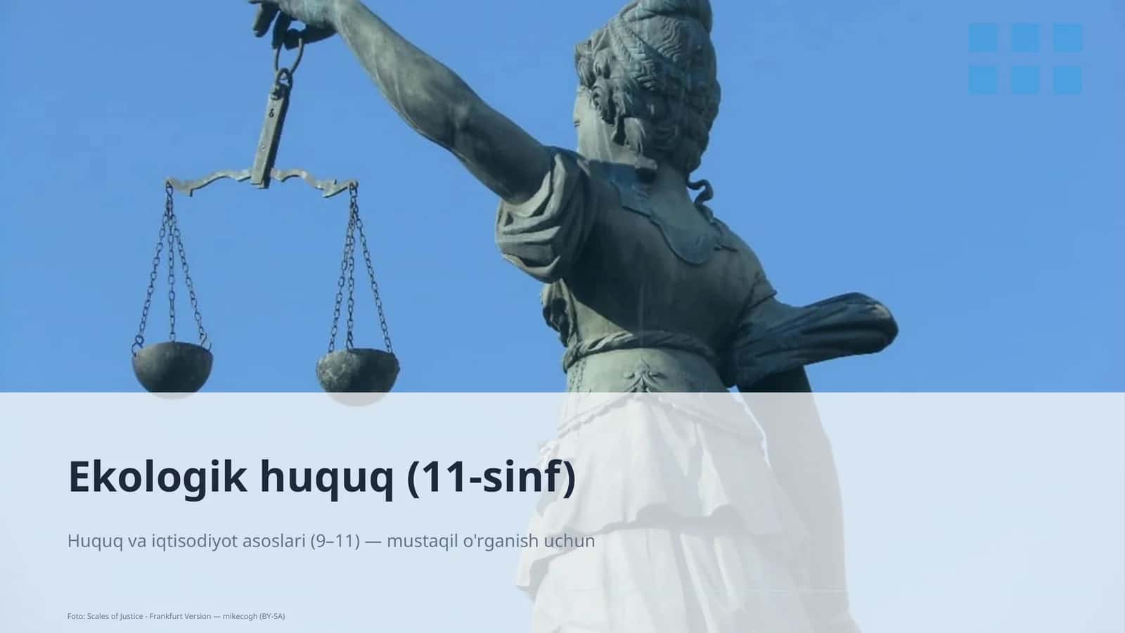 Ekologik huquq (11-sinf) 1