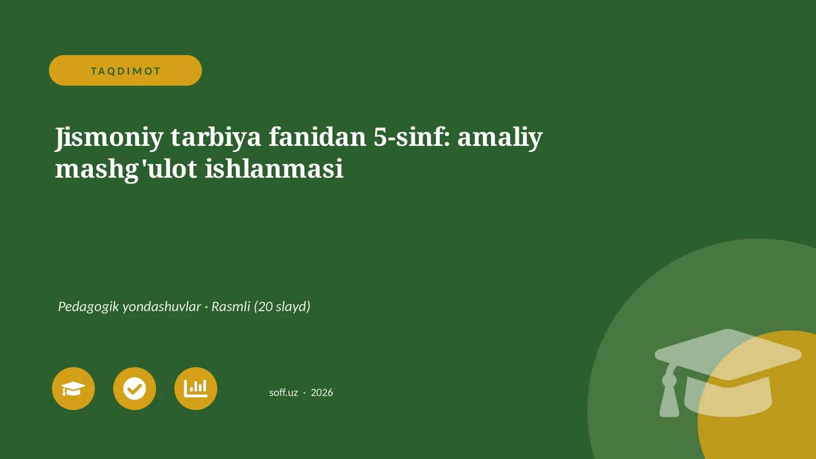 5-sinf: amaliy mashg'ulot ishlanmasi 1