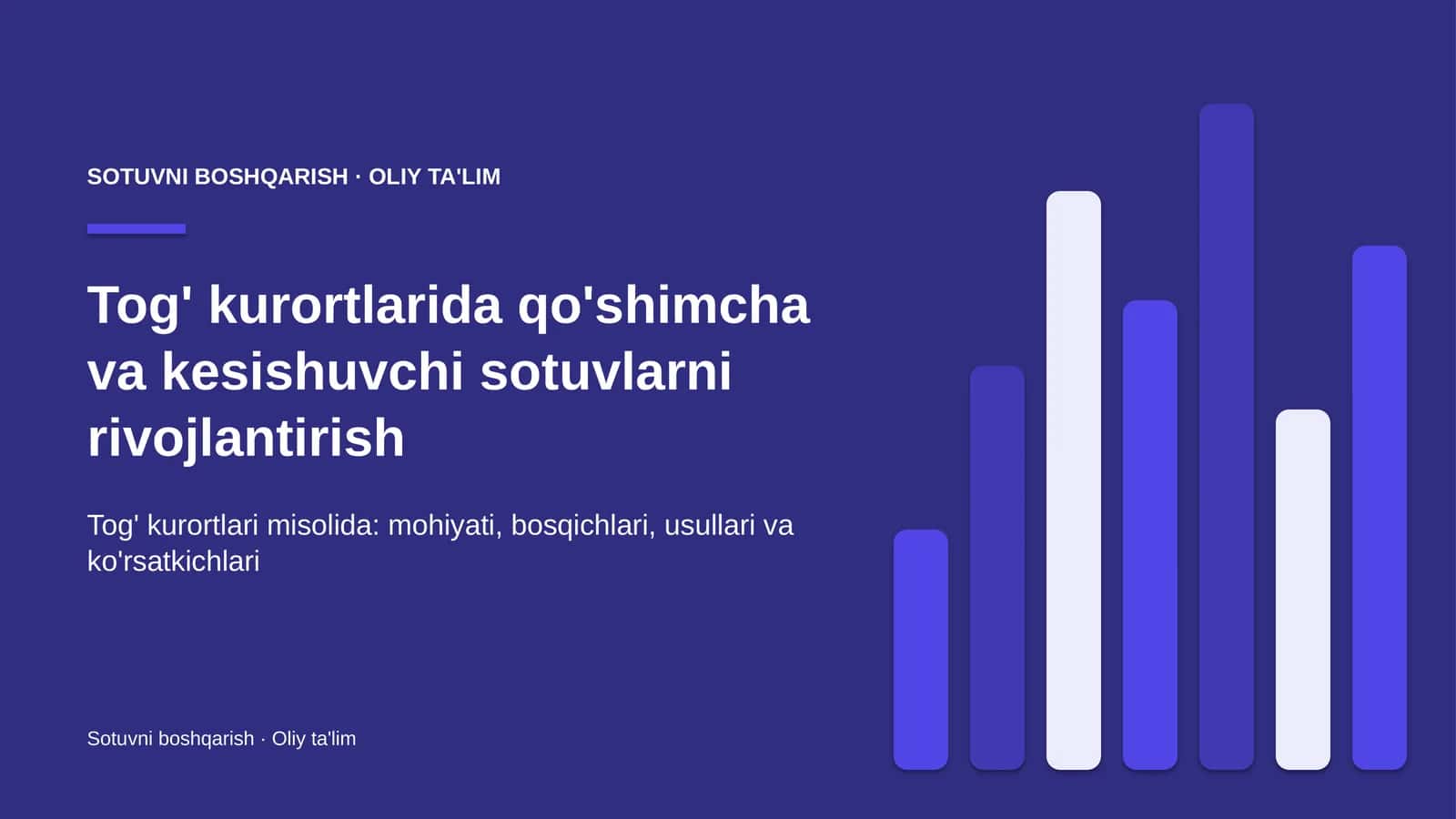 tog' kurortlarida qo'shimcha va kesishuvchi sotuvlarni rivojlantirish 6994 1