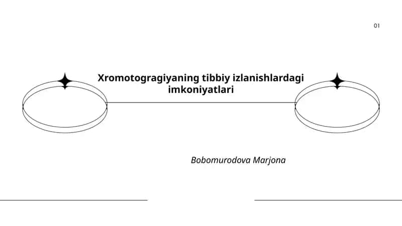 Xromotogragiyaning Tibbiy Izlanishlardagi Imkoniyatlari 1