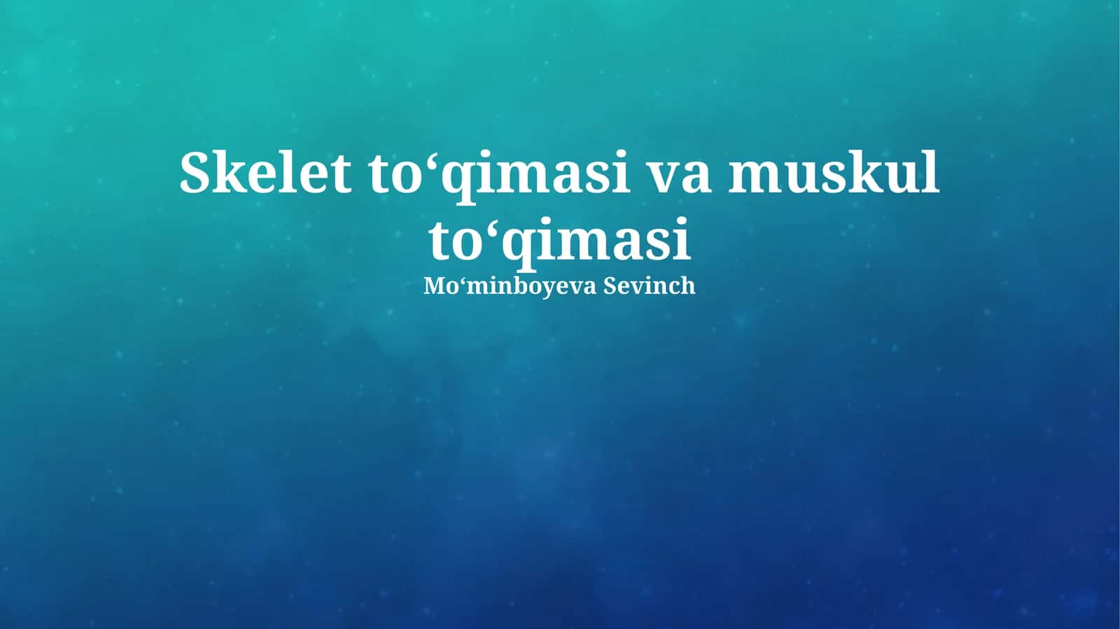 Suyak hujayralari 1