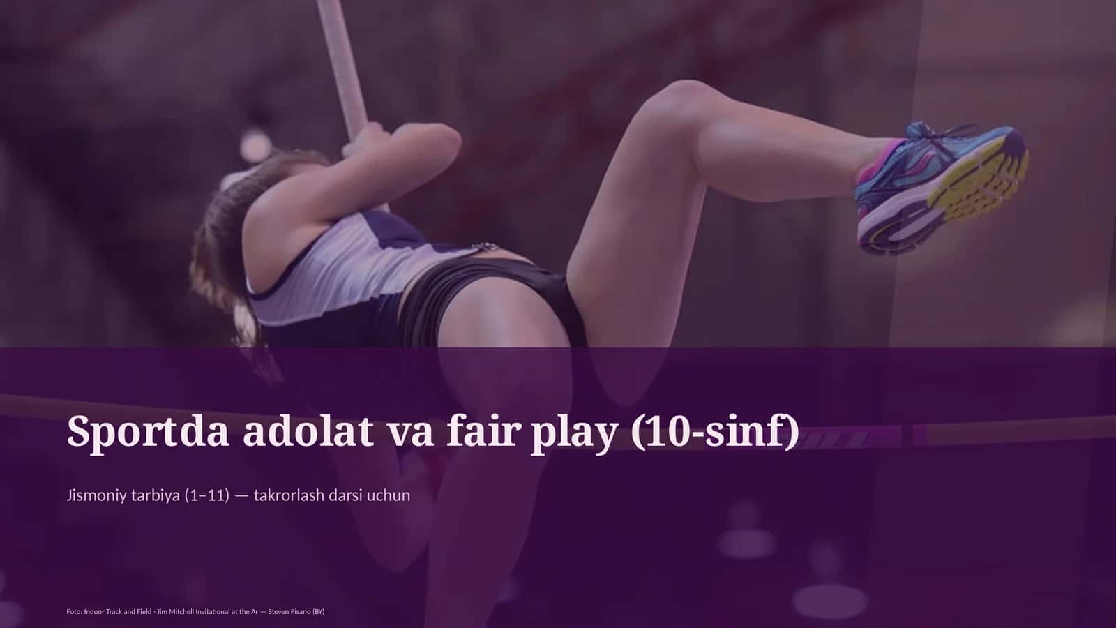 Sportda adolat va fair play (10-sinf) 1