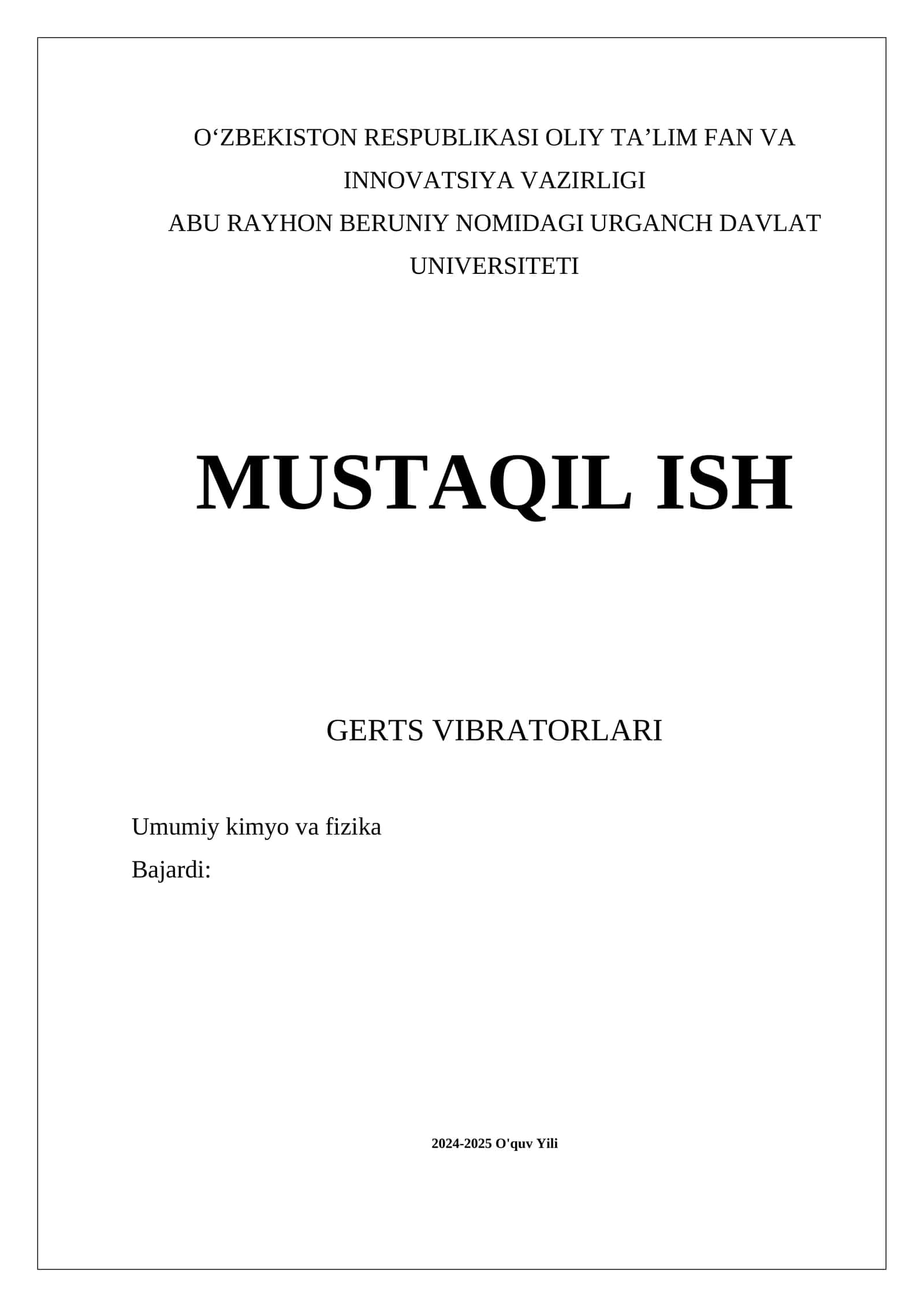 Gerts Vibratorlari 1