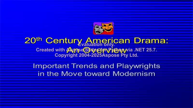 American Drama 1