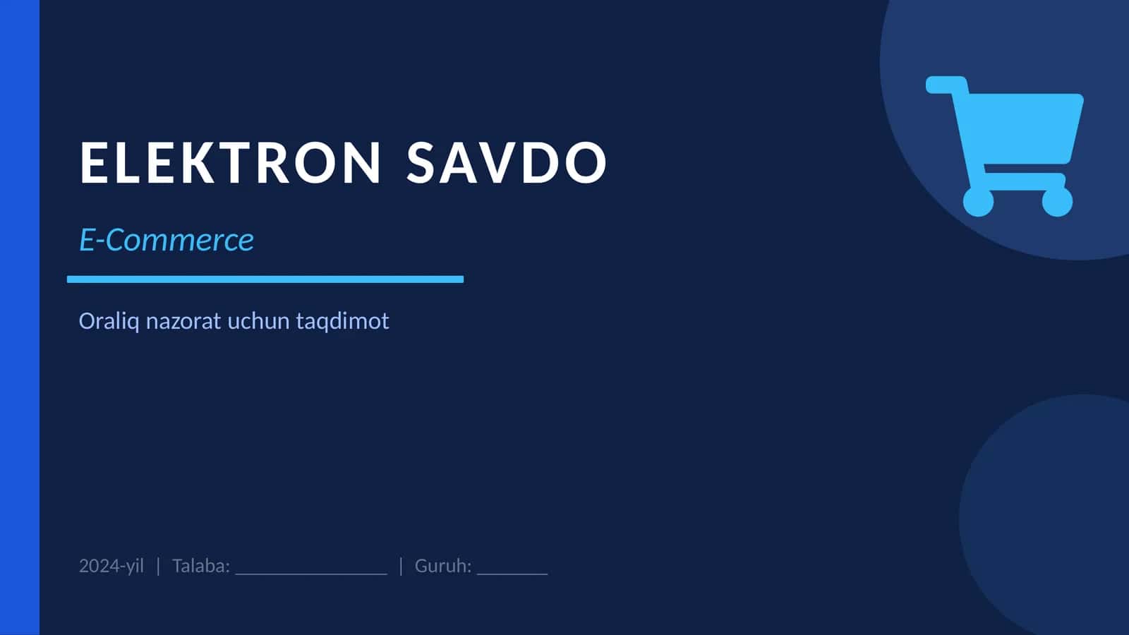 Elektron savdo 1