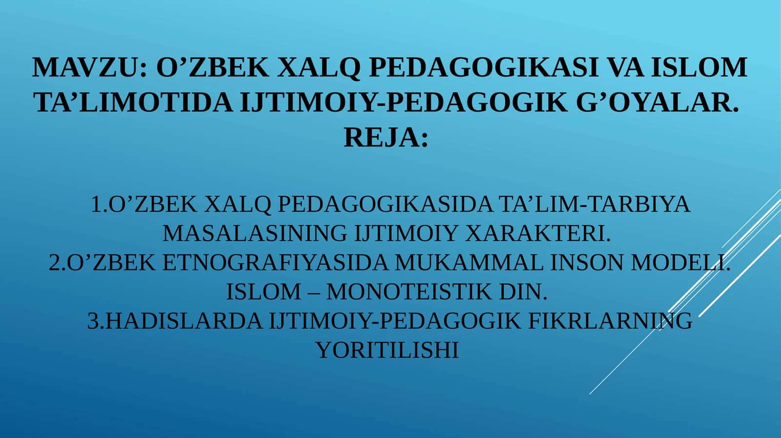 O’zbekxalq pedagogikasi 1