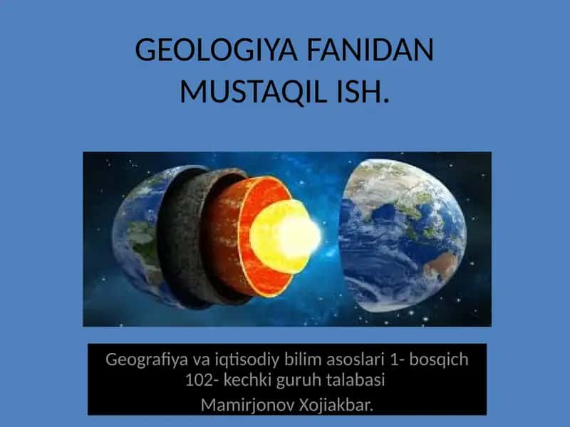 MAGMATIZM JARAYONI 1