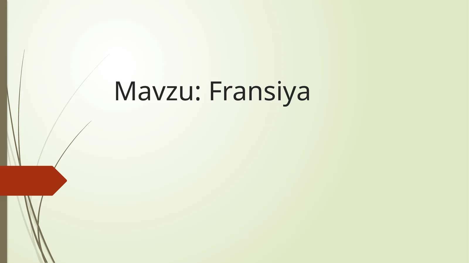 Fransiya 1