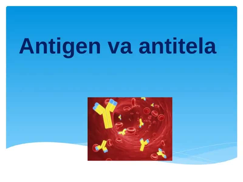 Antigen va Antitela 1