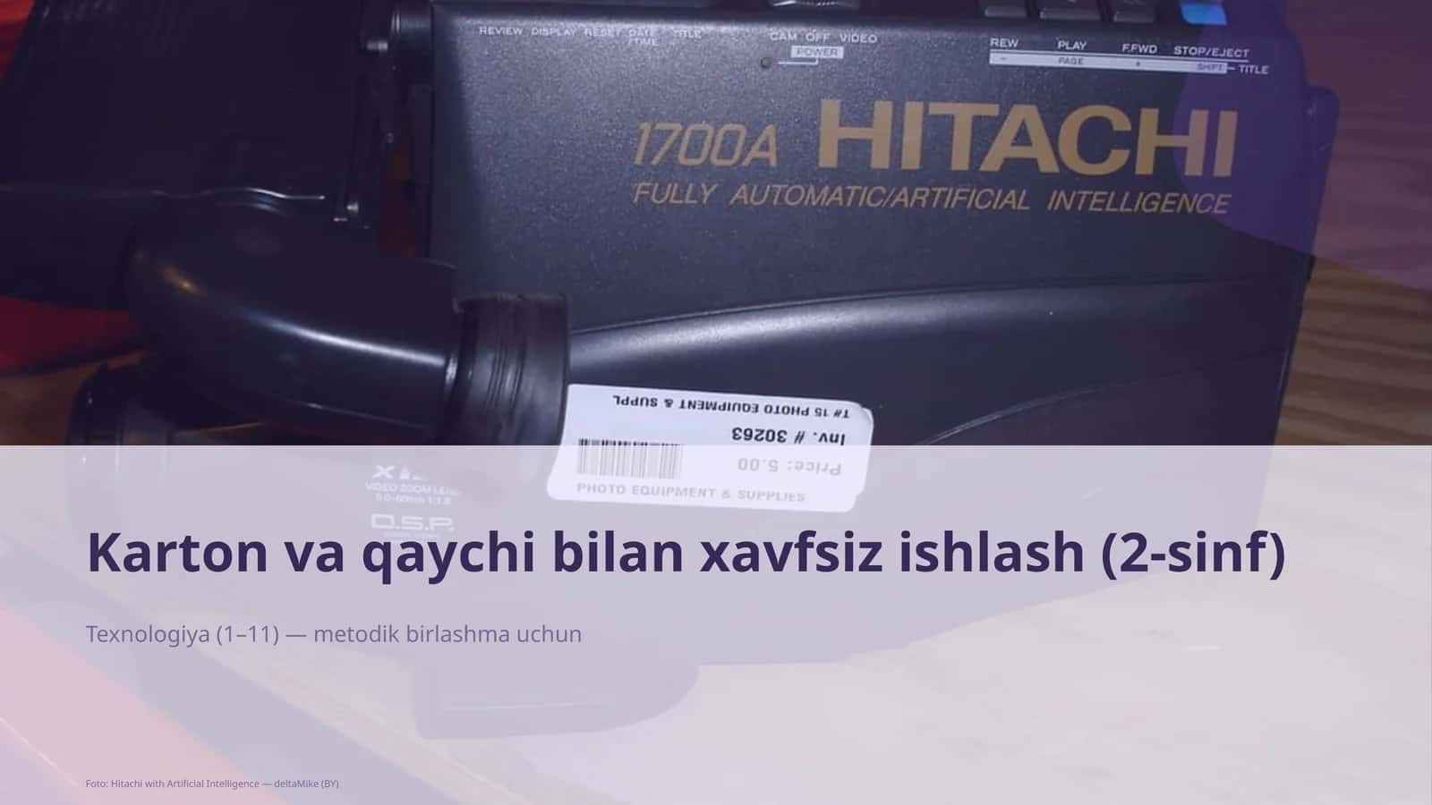 Karton va qaychi bilan xavfsiz ishlash (2-sinf) 1