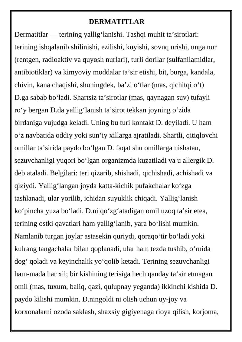 DERMATITLAR 1