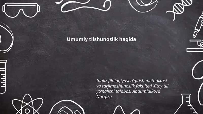 Umumiy tilshunoslik haqida 1
