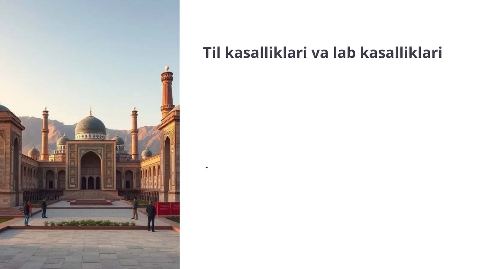 Til kasalliklari va lab kasalliklari 1