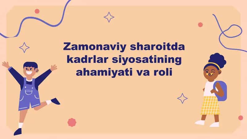 Kadrlar siyosati 1