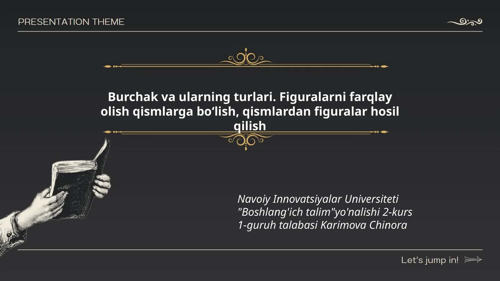Burchak va ularning turlari 1