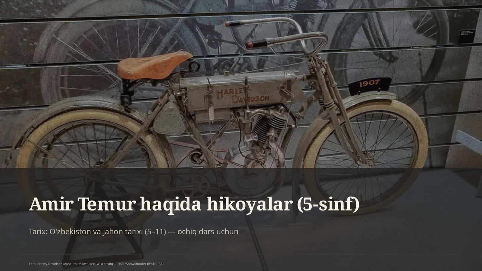 Amir Temur haqida hikoyalar (5-sinf) 1
