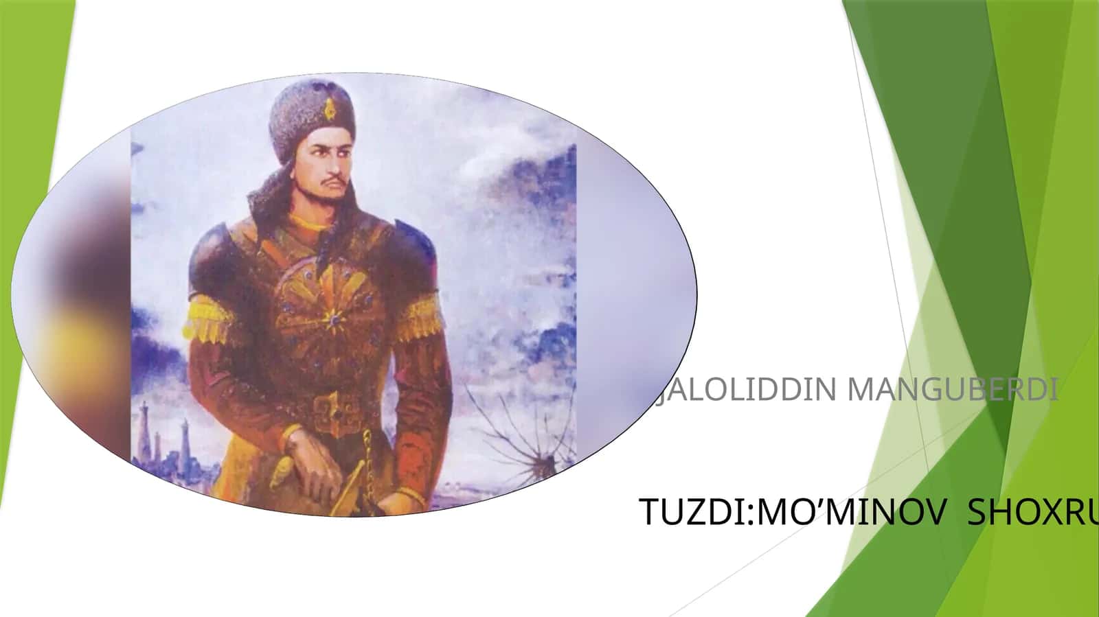 JALOLIDDIN MANGUBERDI 1