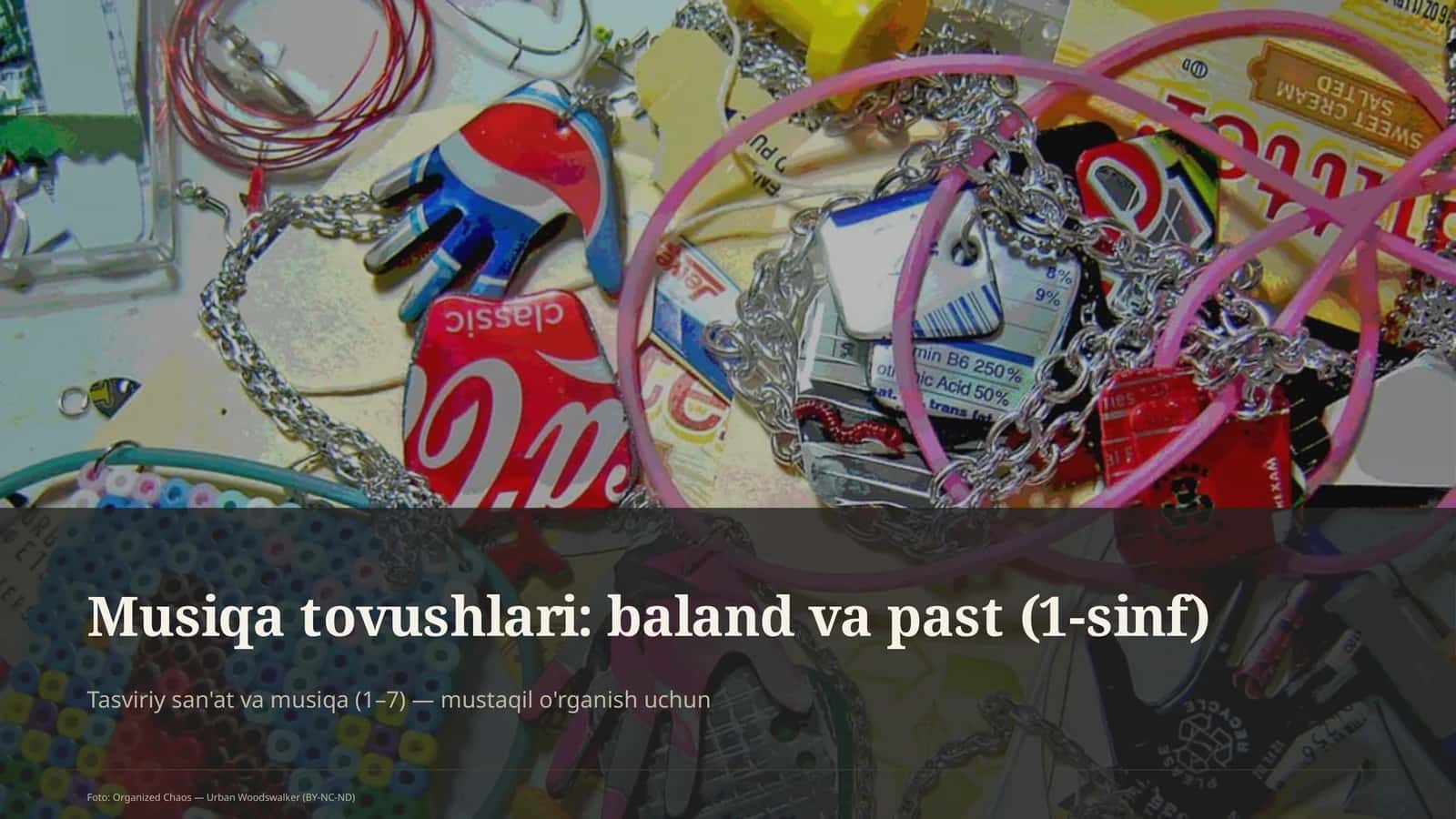 Musiqa tovushlari: baland va past (1-sinf) 1