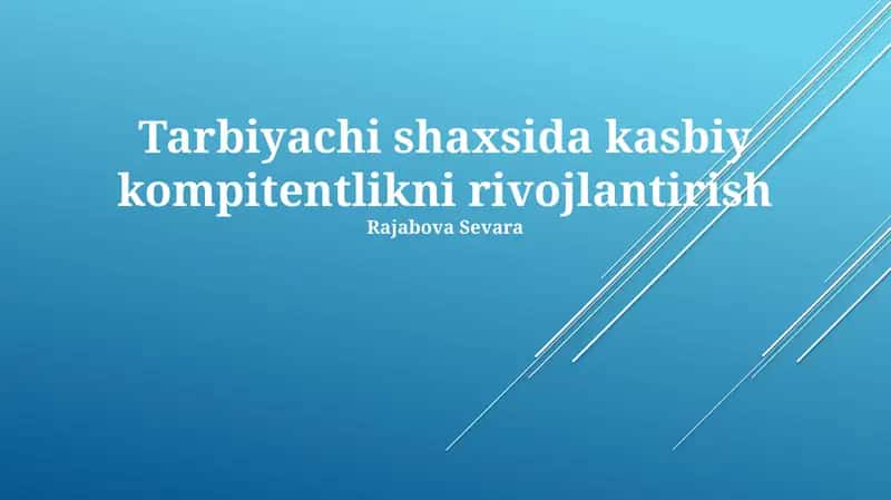 Ta'lim Sifatini Yaxshilashga Hissa 1