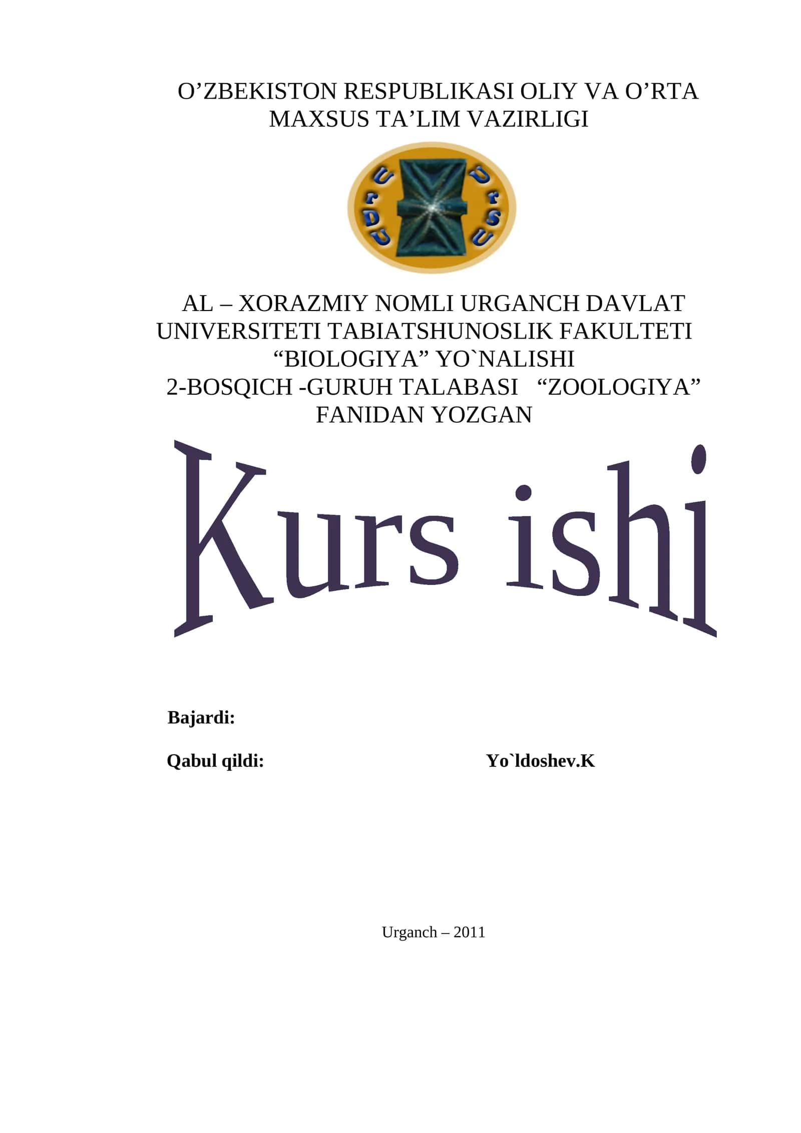 Sutemizuvchi hayvonlar ekologiyasi va ularning geografik tarqalishi 1