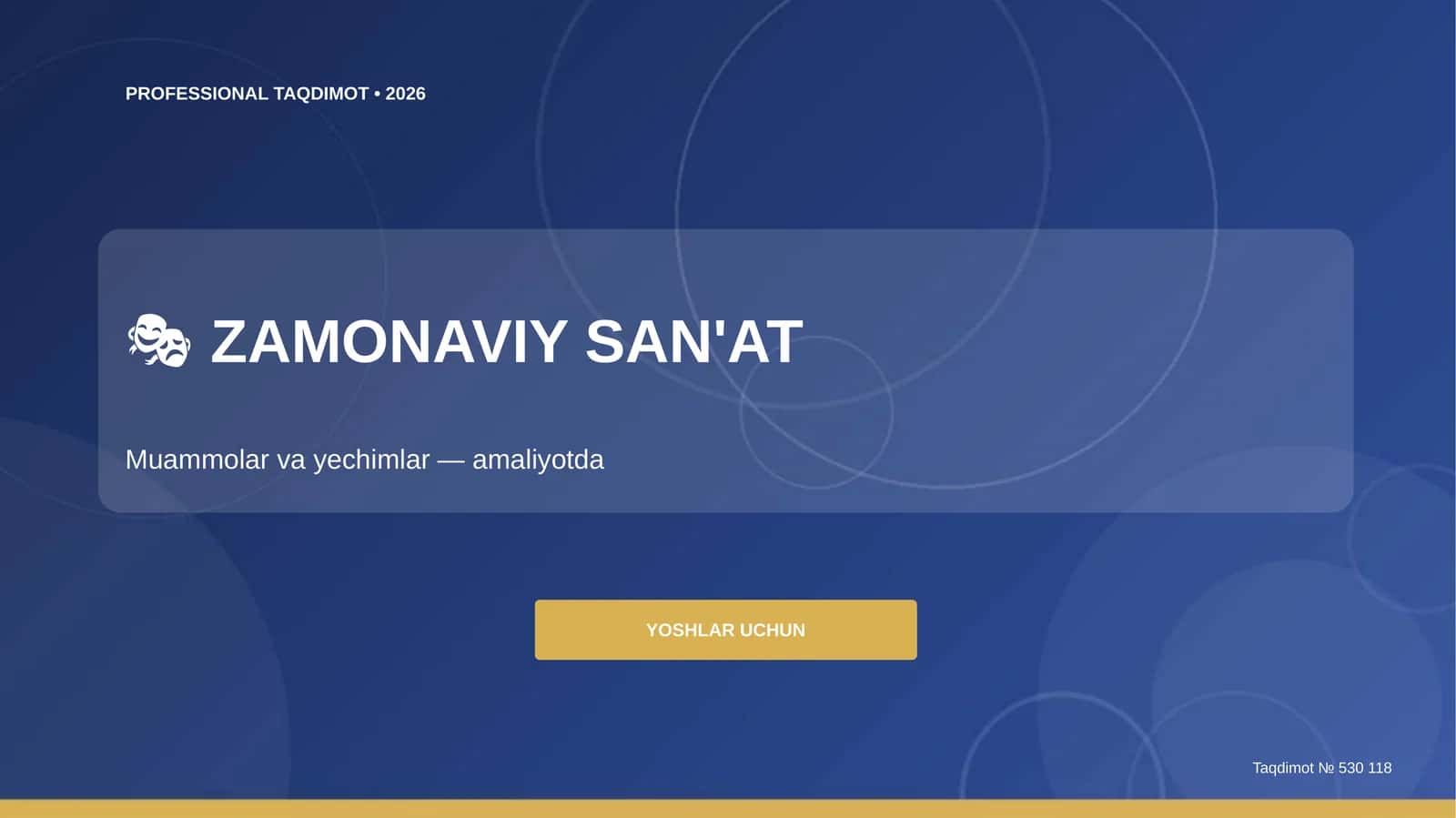 Zamonaviy san'at: muammolar va yechimlar (amaliyotda) [yoshlar uchun] 1
