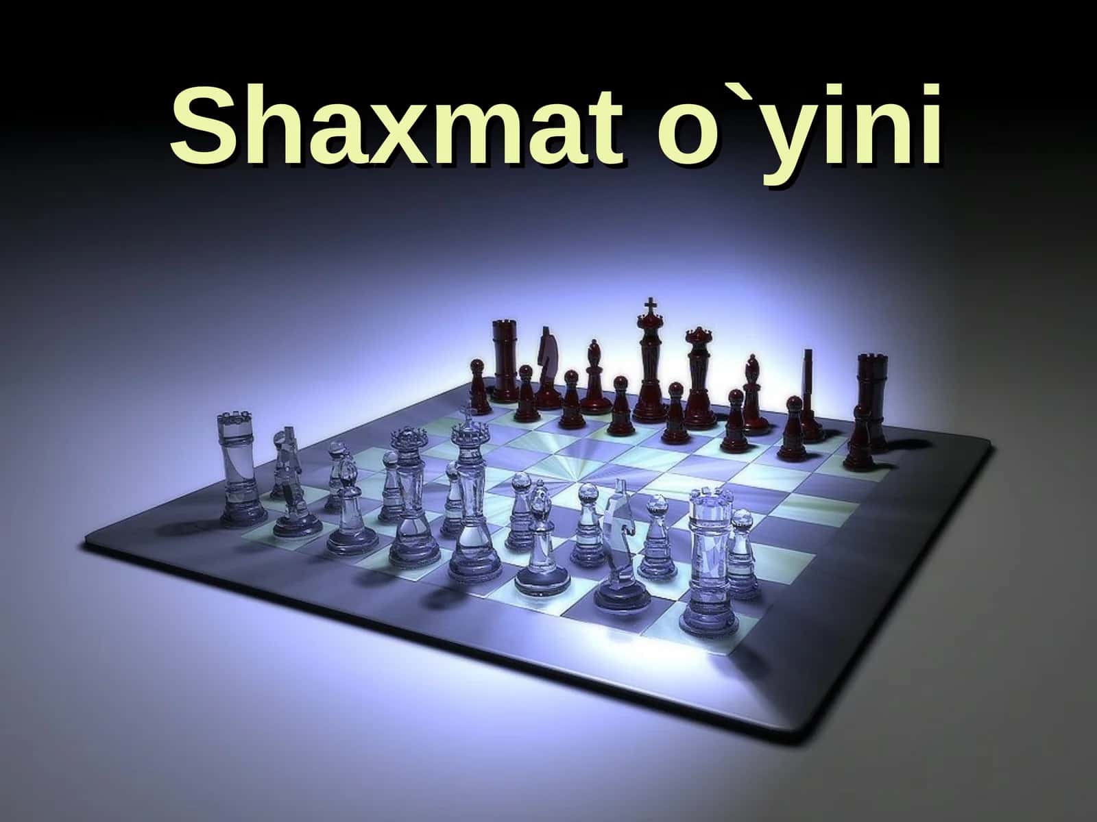 Shaxmat o`yini 1