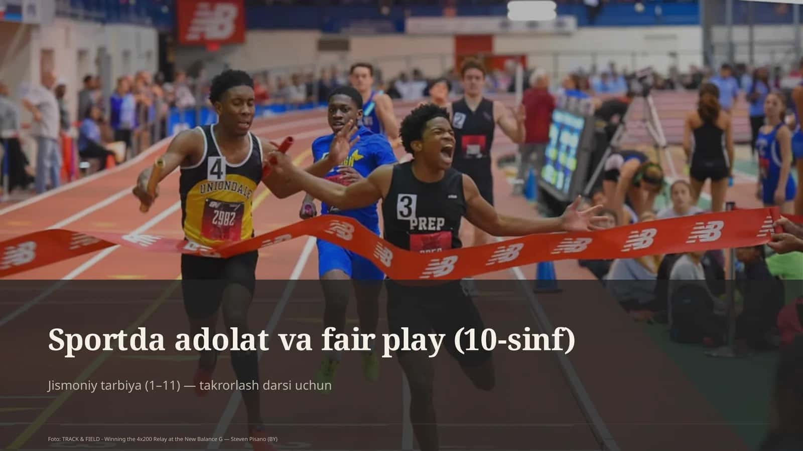 Sportda adolat va fair play (10-sinf) 1