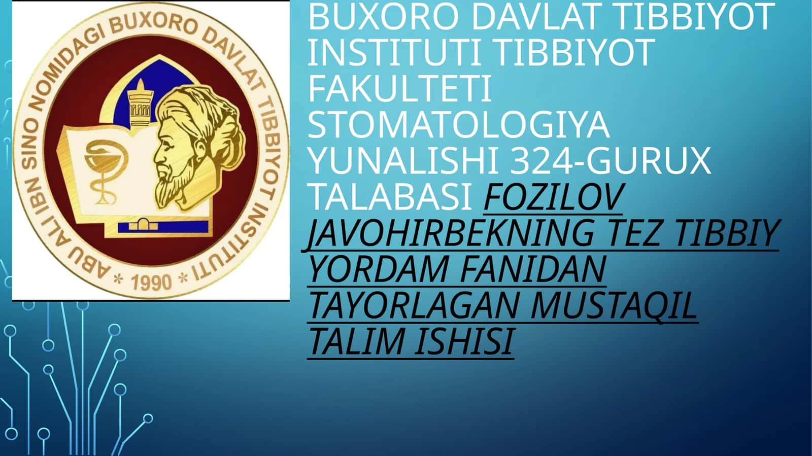 Yurak infarkti (miokard infarkti) 1
