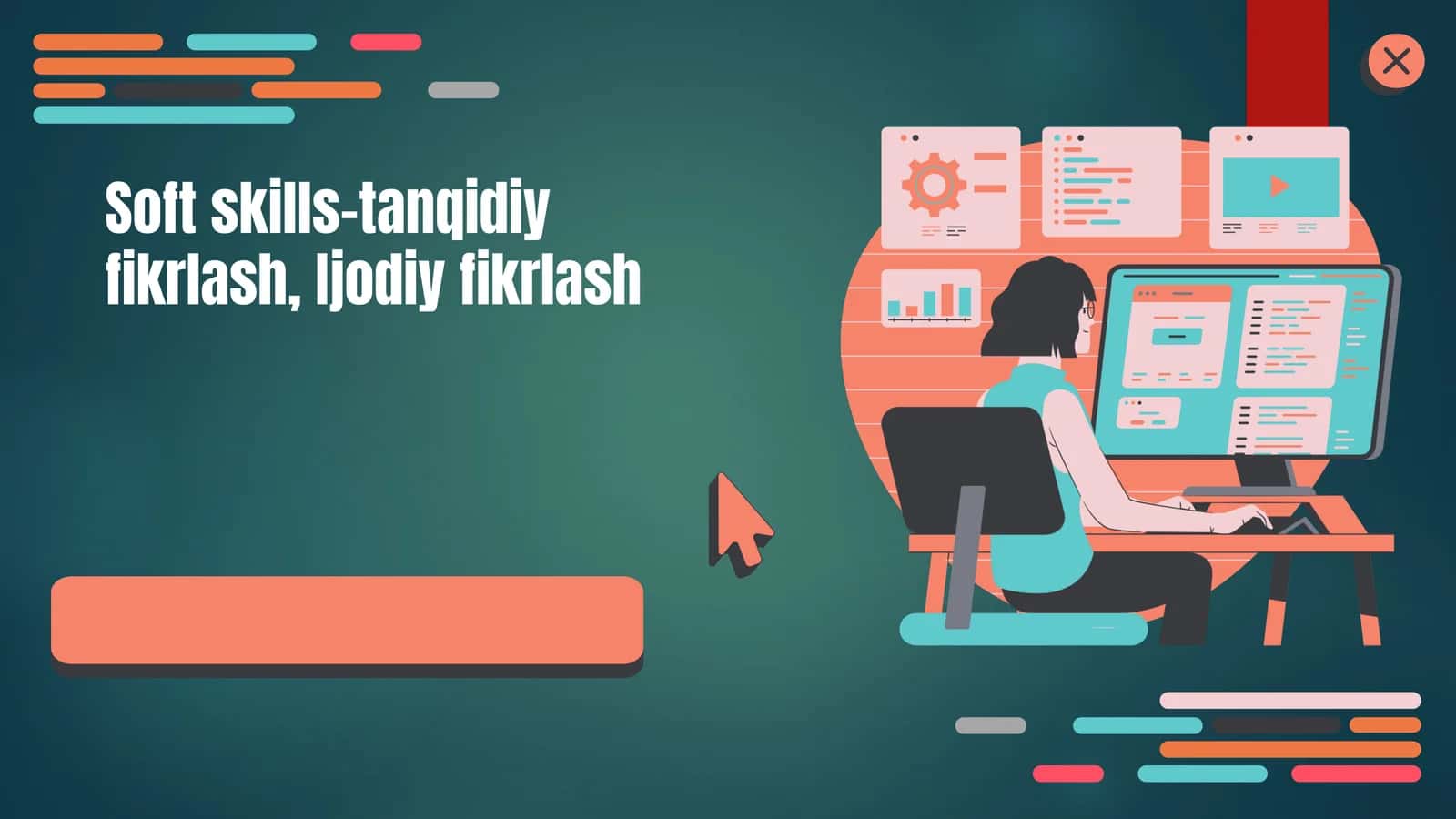 Soft skills-tanqidiy fikrlash, Ijodiy fikrlash 1