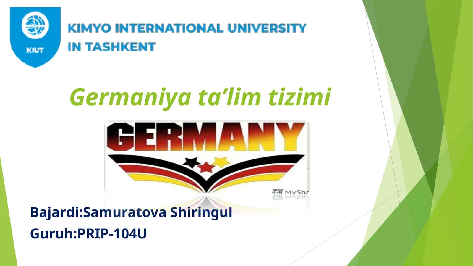 Germaniya ta’lim tizimi 1