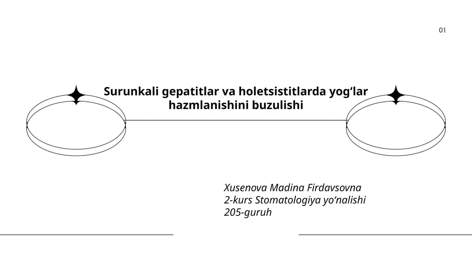 Surunkali gepatitlar va holetsistitlarda yogʻlar hazmlanishini buzulishi 1