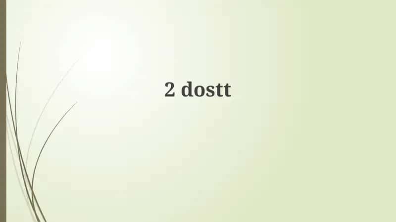 2dostt 1