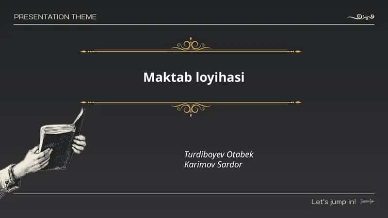 Maktab loyihasi 1