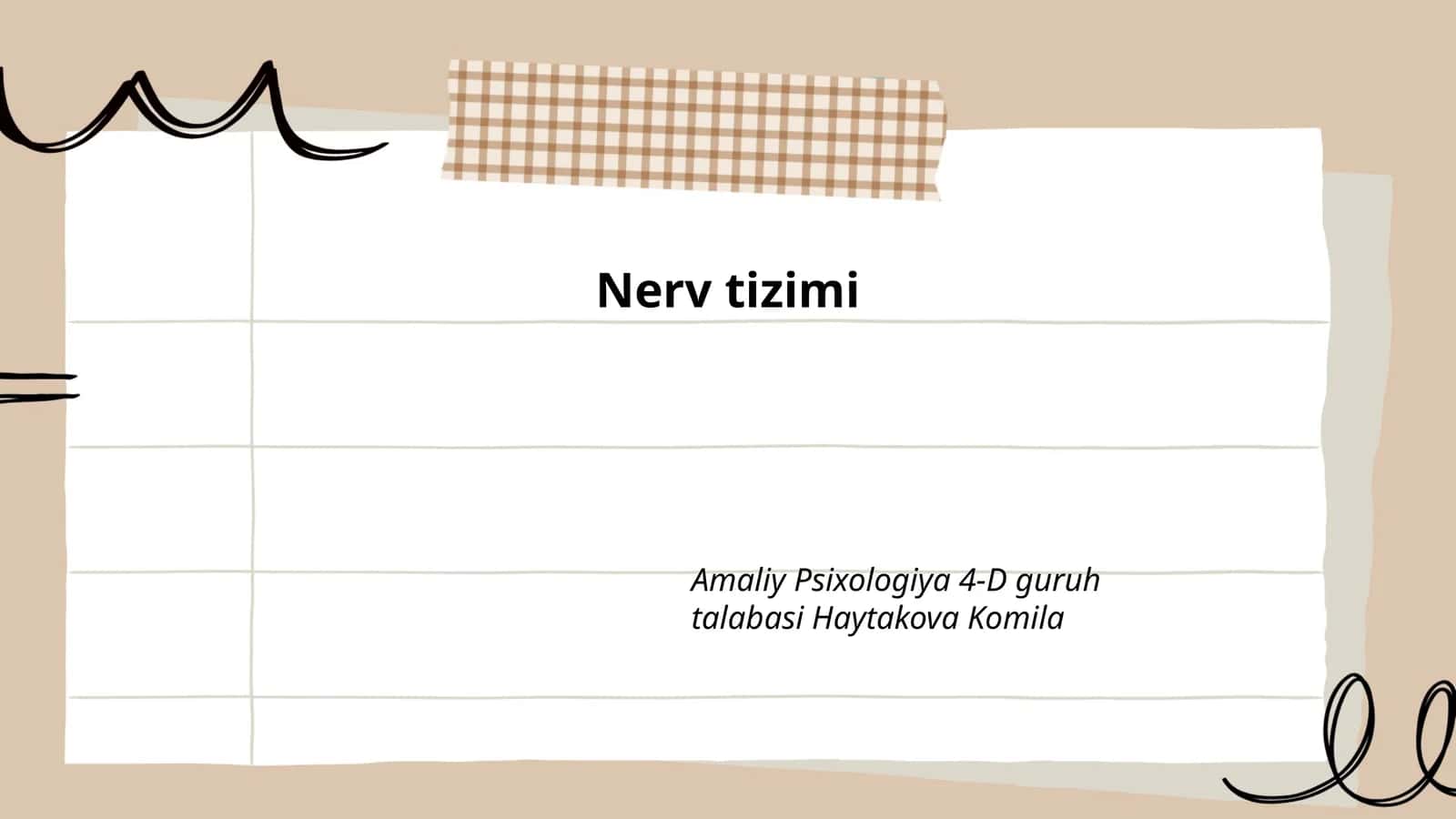 Nerv tizimi 1