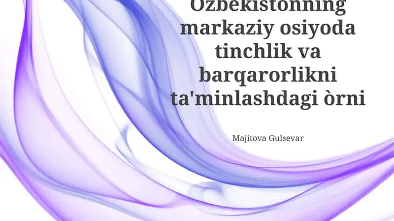 O'zbekistonning Geostrategik Ahamiyati 1