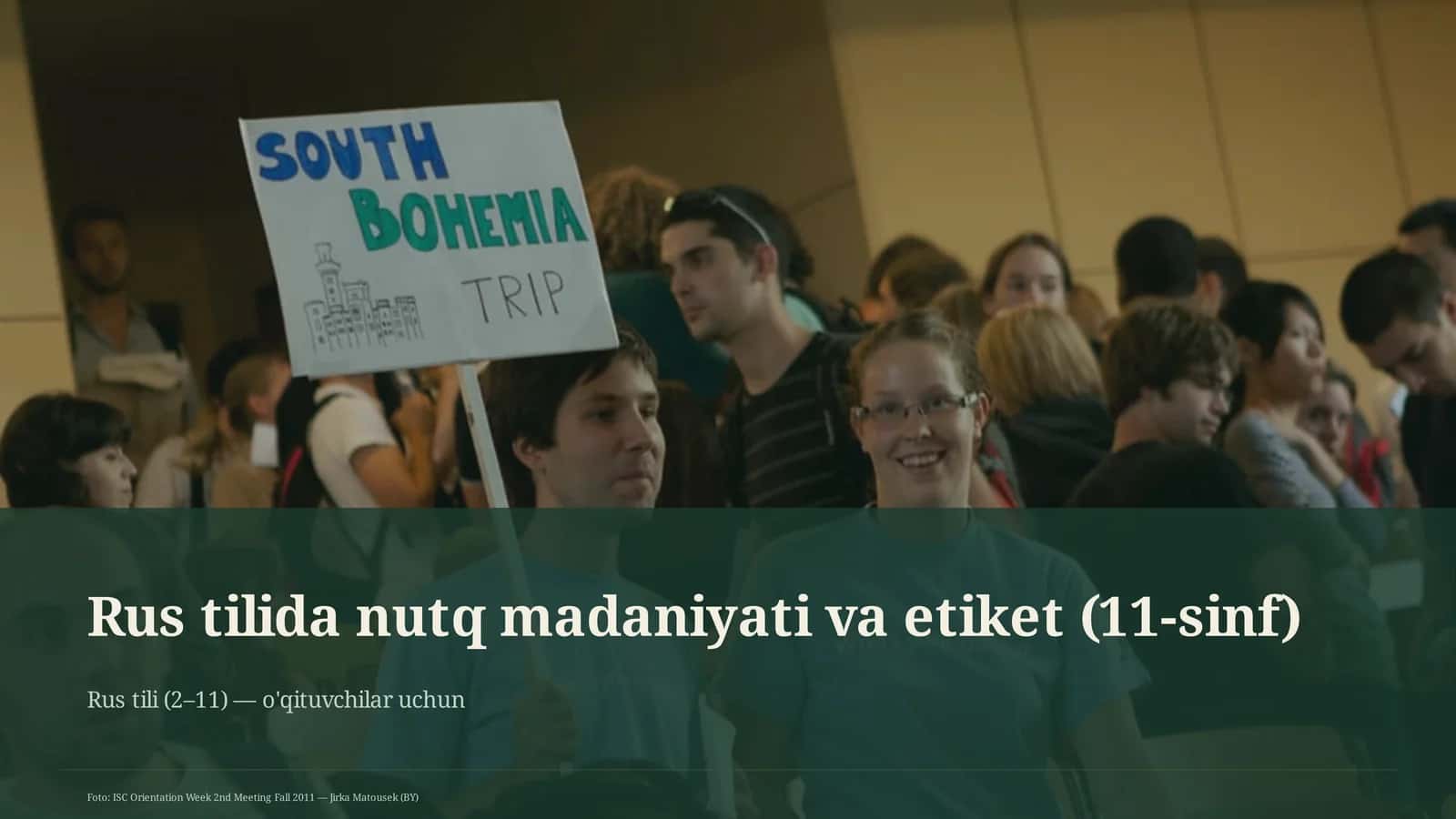 Rus tilida nutq madaniyati va etiket (11-sinf) 1