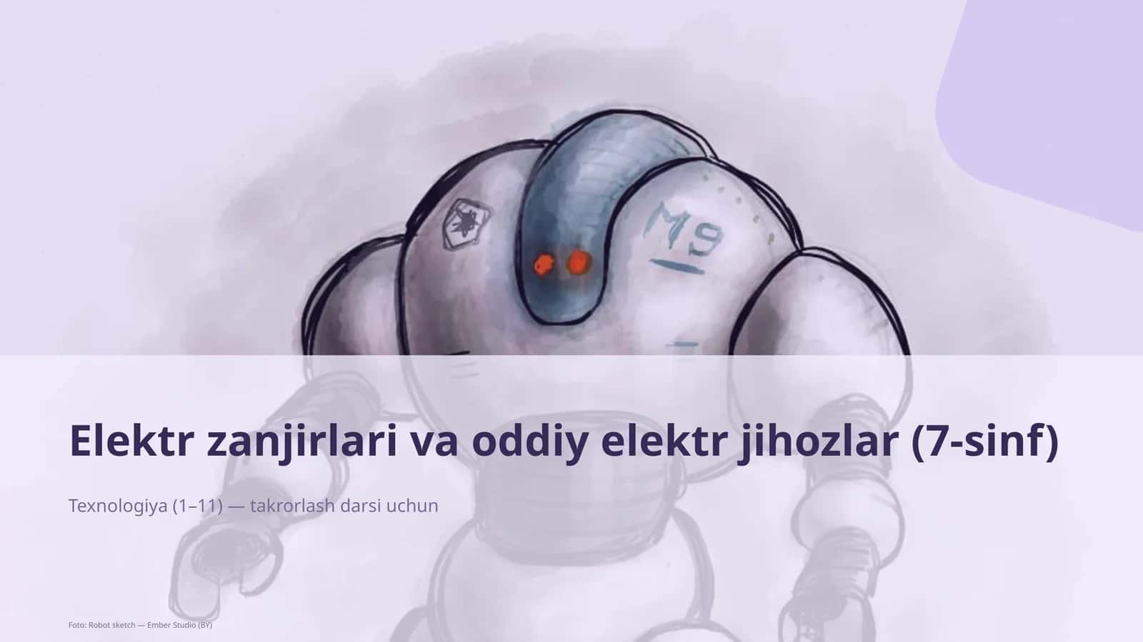 Elektr zanjirlari va oddiy elektr jihozlar (7-sinf) 1