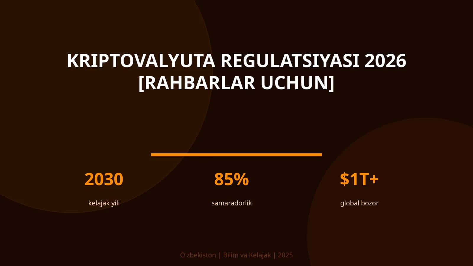 Kriptovalyuta regulatsiyasi 2026 [rahbarlar uchun] 1