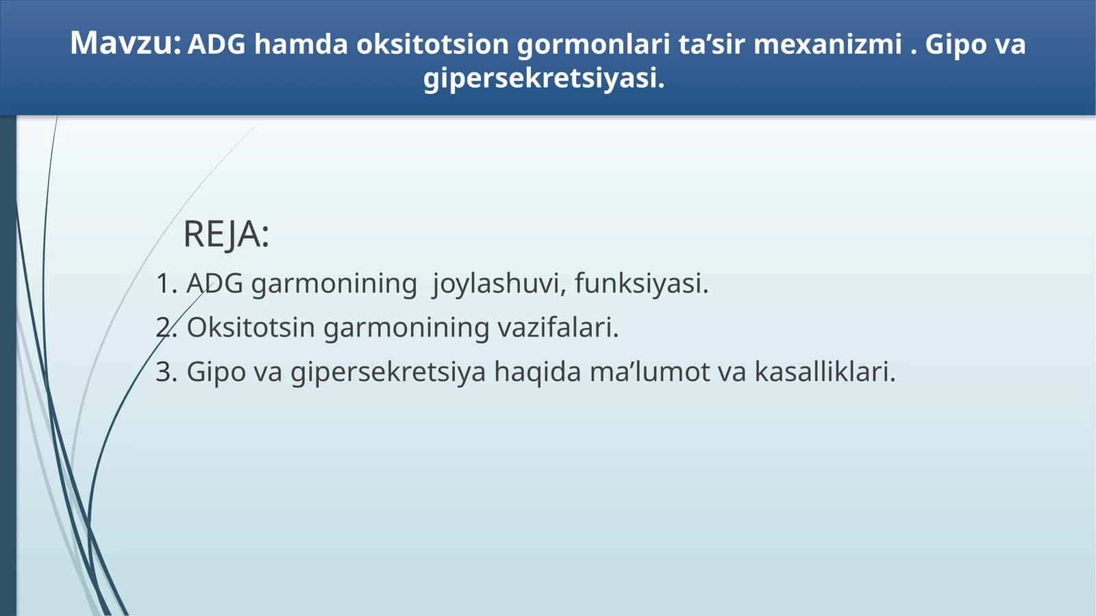 ADG Gormonining Vazifalari 1