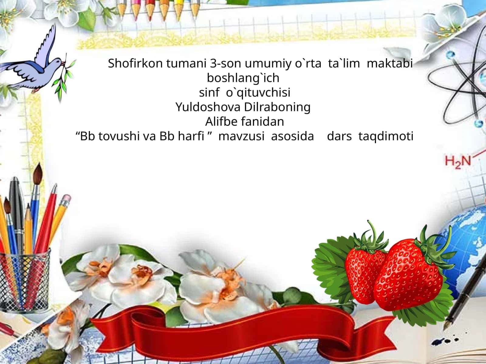 “Bb tovushi va Bb harfi ” mavzusi 1