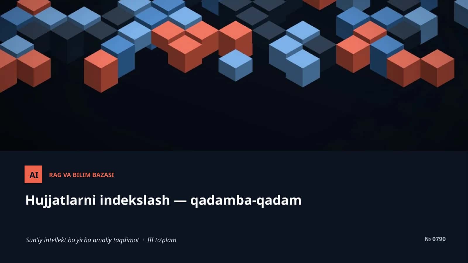 Hujjatlarni indekslash 1