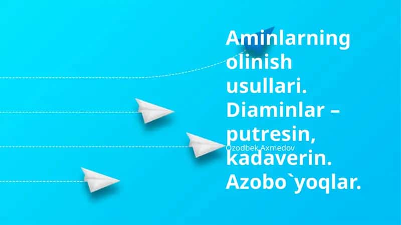Amin Sintez Usullari 1