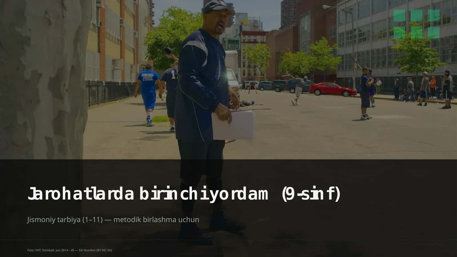 Jarohatlarda birinchi yordam (9-sinf) 1